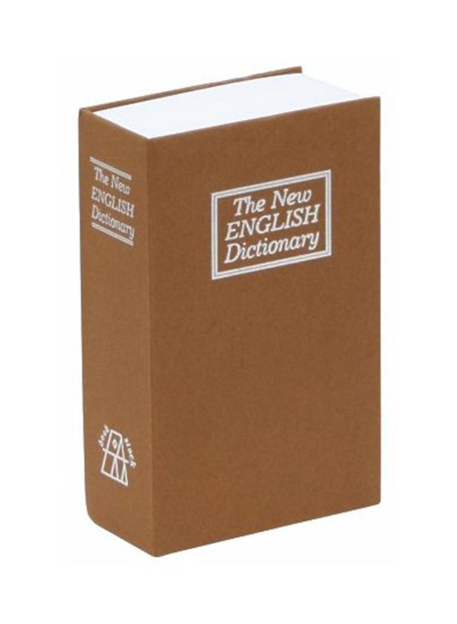 SAFE INSIDE - Small Book Diversion Safe Brown 5.6x11.2x18centimeter - Image 1