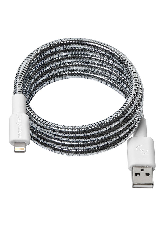 Fuse Chicken Titan Lightning Cable Silver/White - Image 1
