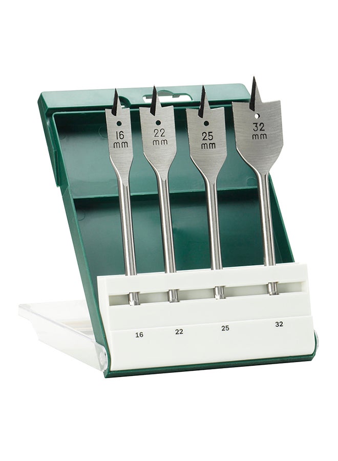 BOSCH 4-Pieces Flat Drill Bit Set Silver