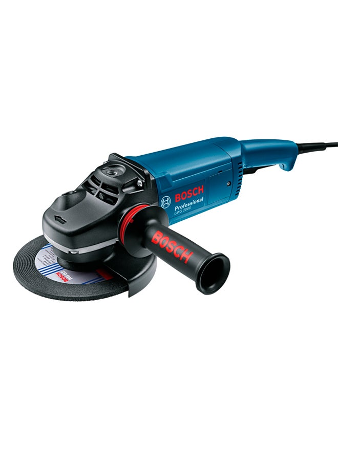 BOSCH GWS 2000 Professional Angle Grinder Hand Tool Blue/Black/Red