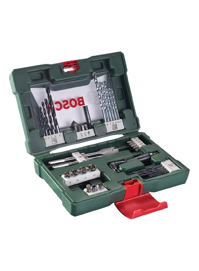 BOSCH 41-Piece Drill Bits And Screwdriver Set Silver/Green/Black - Image 1