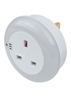 Brennenstuhl LED Nightlight With Twilight Sensor White/Blue/Green 6.8x8.2x8.2cm  - Image 1
