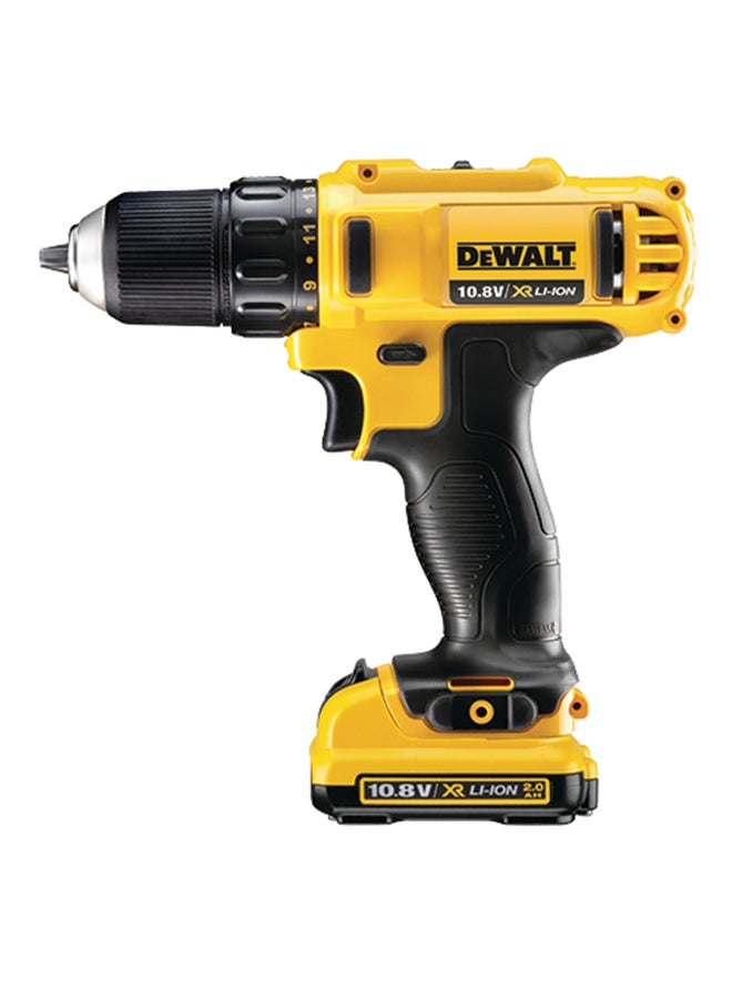 ديوالت مثقاب صغير من دون سلك أسود/ أصفر