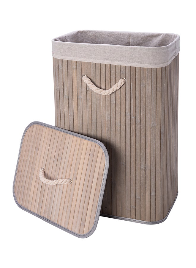 سلة غسيل مستطيلة قابلة للطي بيج 40x30x60سم - Image 3