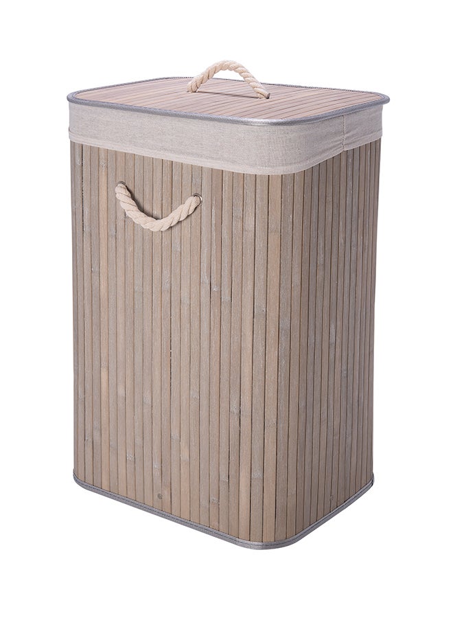سلة غسيل مستطيلة قابلة للطي بيج 40x30x60سم - Image 2