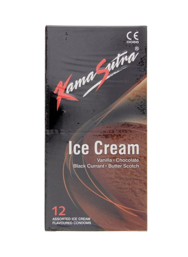 12-Piece Ice Cream Flavoured Condom Pack