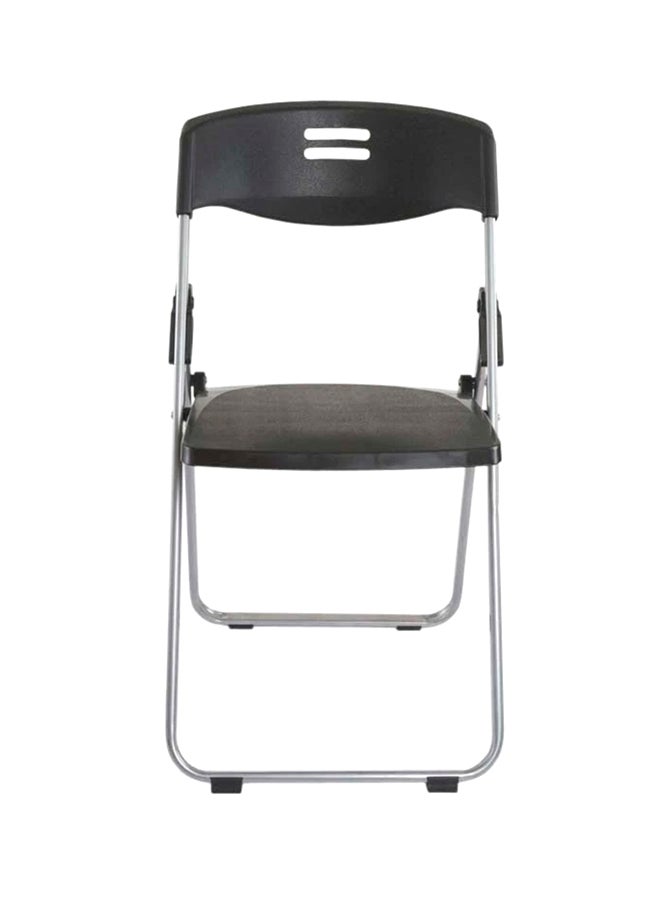 Mahmayi Kelvin Folding Chair Black/Silver 42.5x82x37cm - Image 1