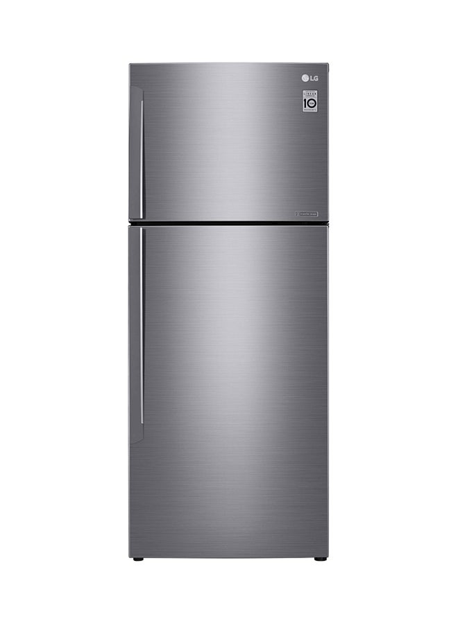 إل جي - ثلاجة ببابين بسعة 610 لتراً مع ضاغط خطي عاكس GR-C619HLCN فضي - Image 1