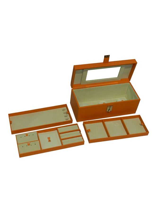 LAVERI LEATHER Faux Leather Jewellery Storage Box - Image 4