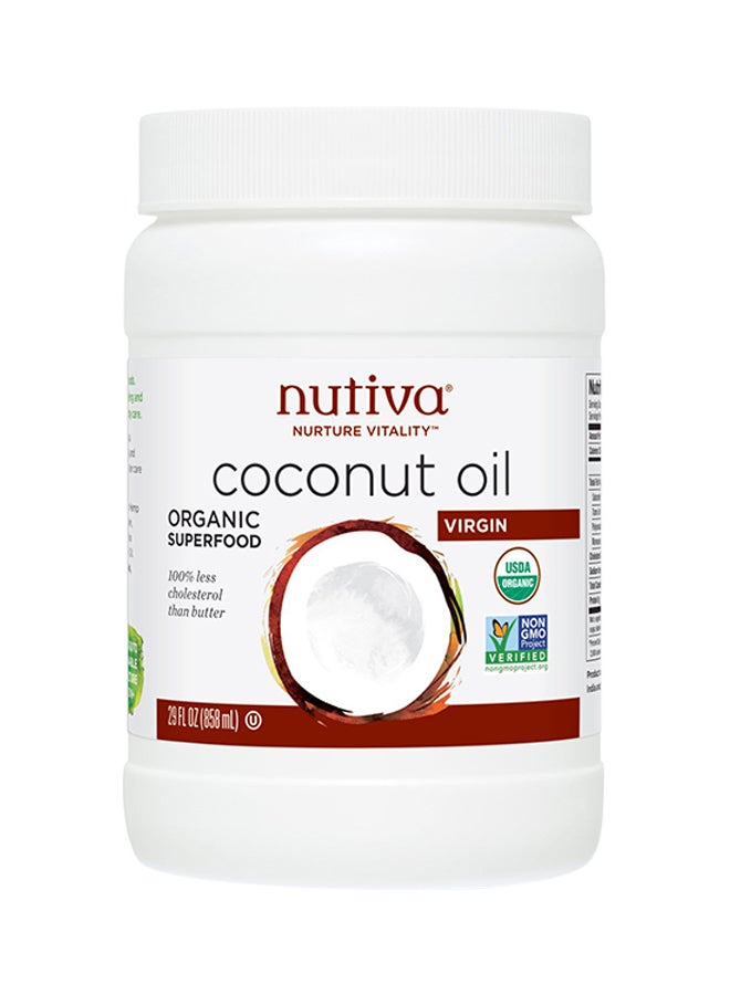 Nutiva Virgin Organic Coconut Oil 858ml