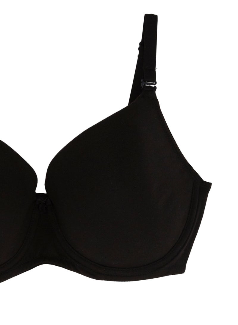 JOCKEY - Casual T-Shirt Bra Black - Image 1