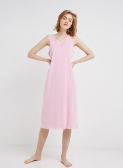 SLUGGER Lace Detailing Nightwear Slip Pink  - Image 1