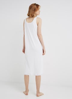 SLUGGER Cotton Nightwear Slip White  - Image 2