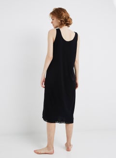 SLUGGER Cotton Nightwear Slip Black  - Image 3