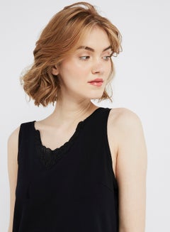 SLUGGER Cotton Nightwear Slip Black  - Image 4