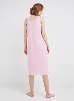 SLUGGER Cotton Nightwear Slip Pink  - Image 2