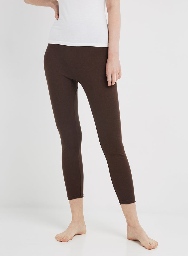 SLUGGER Cotton Leggings Brown - Image 2