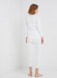 SLUGGER 2-Piece Pajama Set White  - Image 4