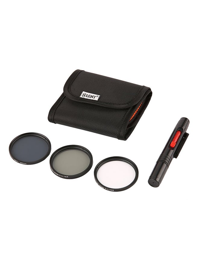 UV/CPL/ND4 Filters With Storage Bag And Cleaning Pen Black  - Image 1