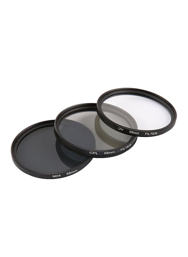 UV/CPL/ND4 Filters With Storage Bag And Cleaning Pen Black  - Image 2