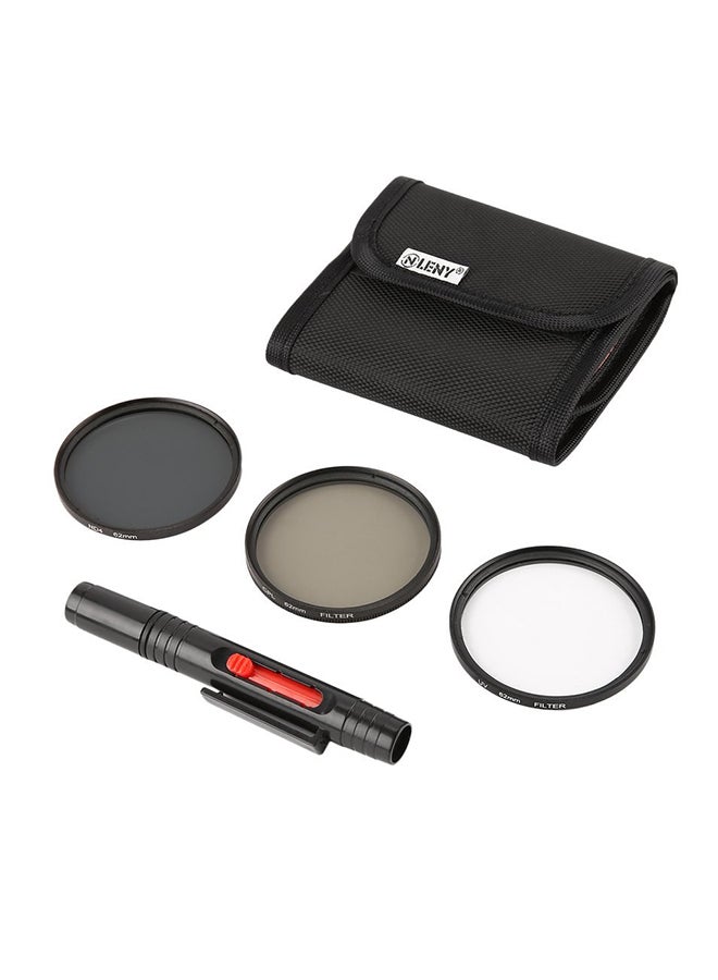 UV/CPL/ND4 Filters With Storage Bag And Cleaning Pen Black  - Image 1