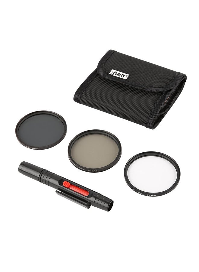 UV/CPL/ND4 Filters With Storage Bag And Cleaning Pen Black  - Image 1