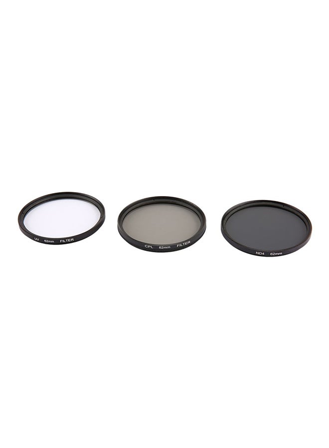 UV/CPL/ND4 Filters With Storage Bag And Cleaning Pen Black  - Image 2