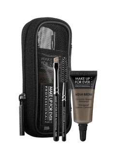 Aqua Brow Kit With Waterproof Eyebrow Corrector Taupe