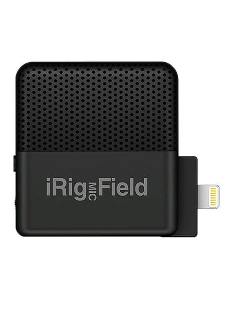 iRig Mic Field- Stereo Digital Field Recording iOS Microphone IP-IRIG-FIELD-IN Black