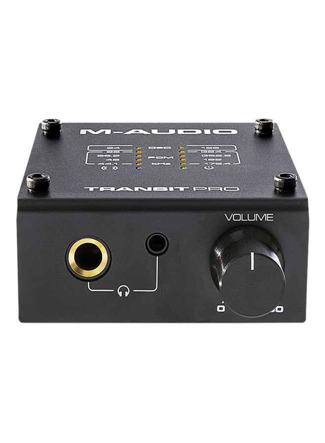 M-Audio - M-Audio Transit Pro - Audiophile-Grade DSD/PCM USB DAC TRANSITPRO Black - Image 1