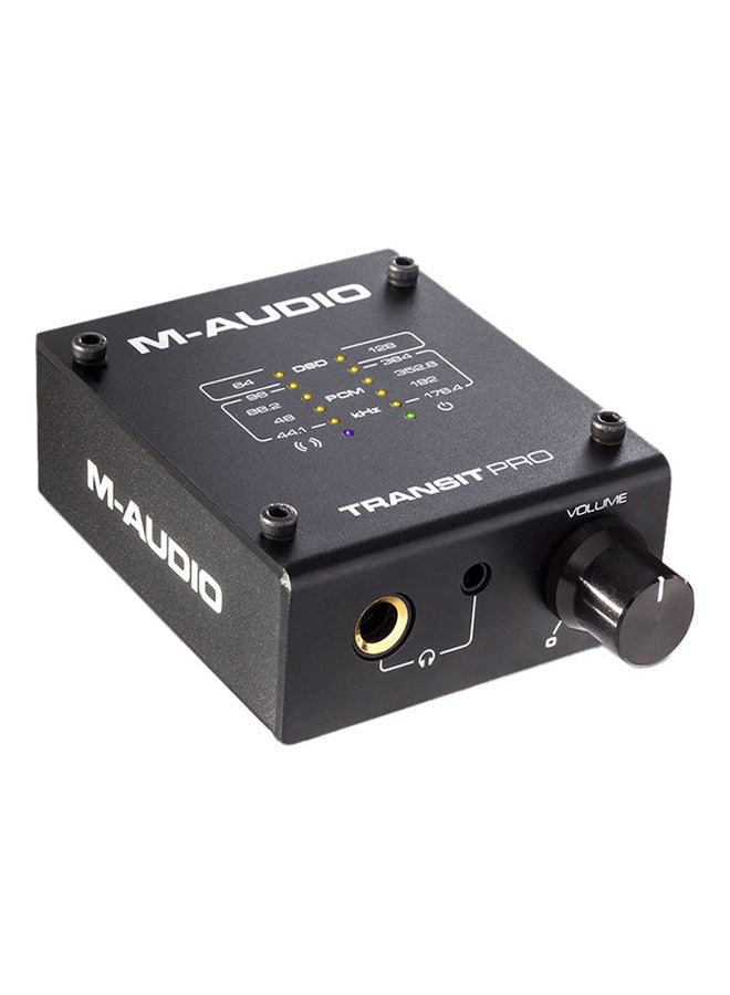 M-Audio - M-Audio Transit Pro - Audiophile-Grade DSD/PCM USB DAC TRANSITPRO Black - Image 1