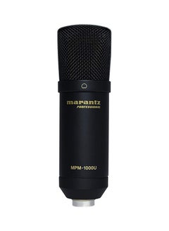 Marantz Marantz Professional MPM1000U - USB Condenser Studio Microphone with Built In Audio Interface, Cable, Perfect for Podcast Production MPM1000U Black  - Image 2