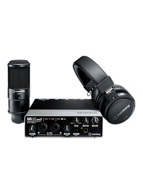 MKII Loopback Function Amplifier With Recording Pack UR22 MKII RP Black