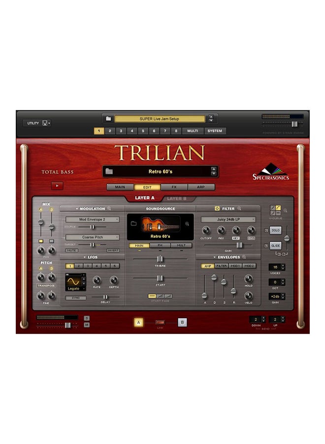 Trilian - Total Bass Module Virtual Instrument