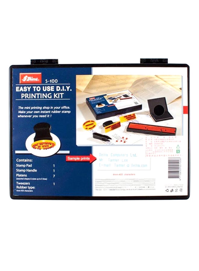 Shiny - DIY Printing Kit Multicolour - Image 1