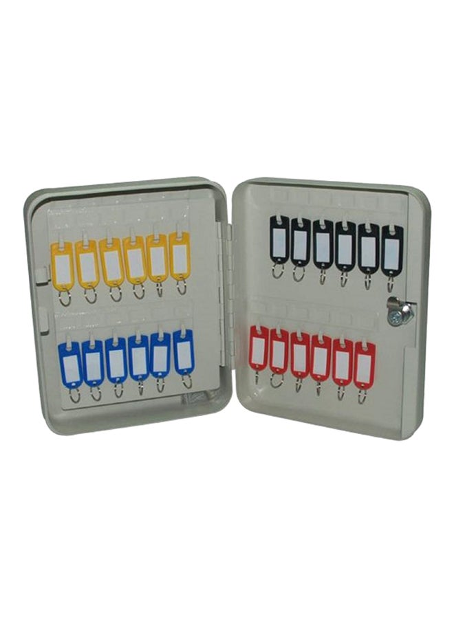 Generic Metal Key Organiser Box White  - Image 1