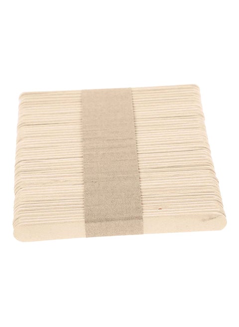 50-Piece Ice Cream Sticks Beige