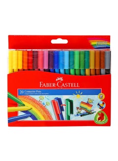 20-Piece Colouring Connector Pen Multicolour