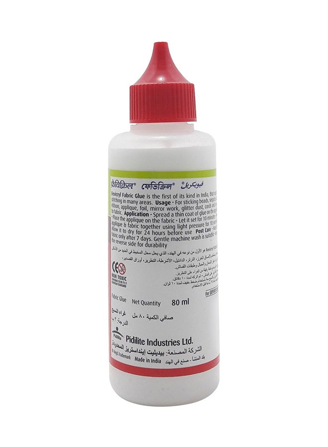 Pidilite Fevicryl Fabric Glue, 80ml White  - Image 2
