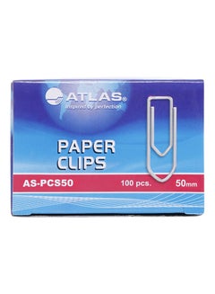 ATLAS 100-Piece Paper Clips Silver  - Image 2