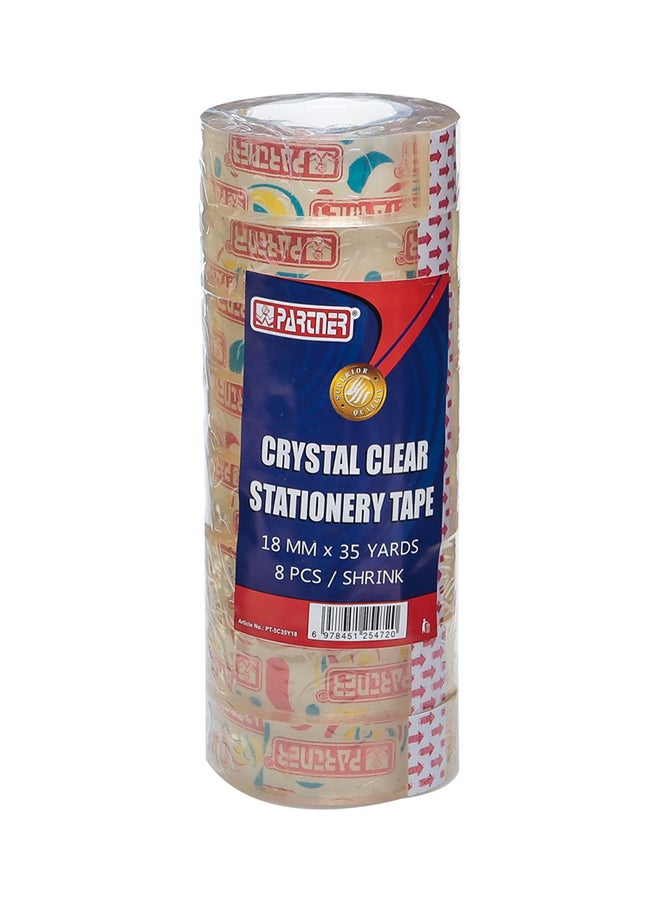 Generic 8-Piece Tape Set Clear  - Image 2