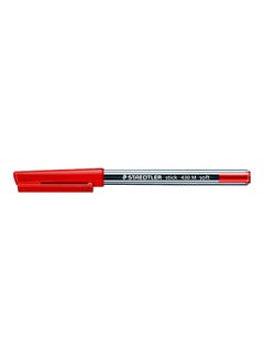 STAEDTLER 10-Piece Stick Pen Red 