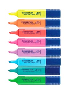 8-Piece Textsurfer Classic Highlighter Multicolour