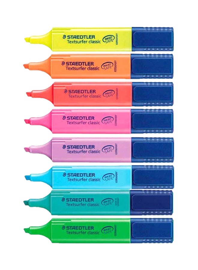 STAEDTLER - 8-Piece Textsurfer Classic Highlighter Multicolour - Image 1