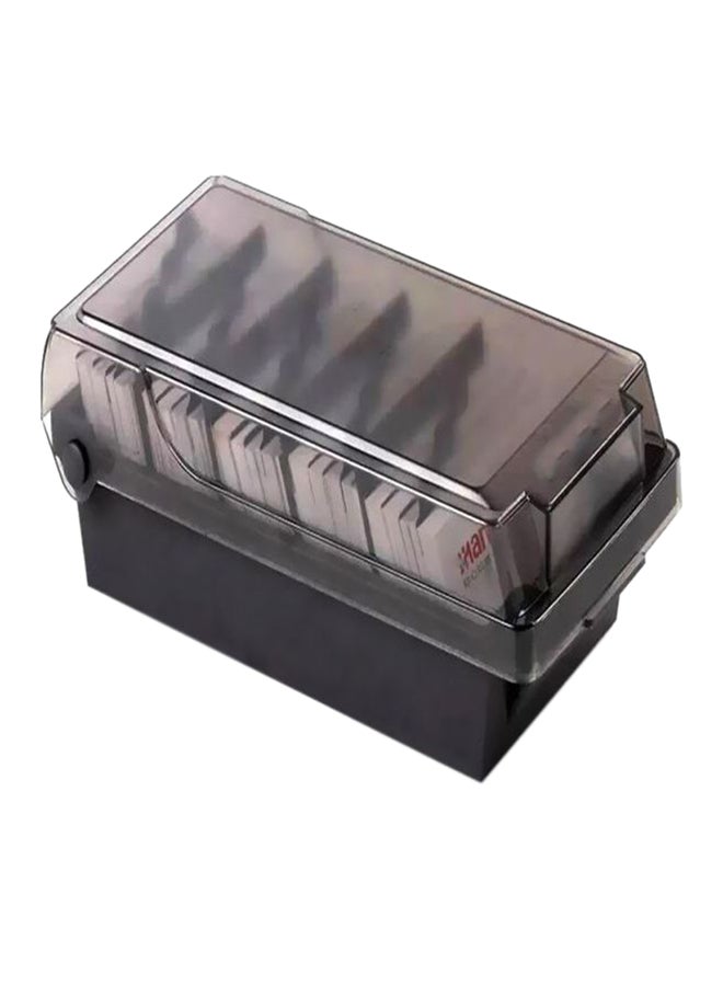 Zad - Business Card Holder Box Black/Clear - Image 1