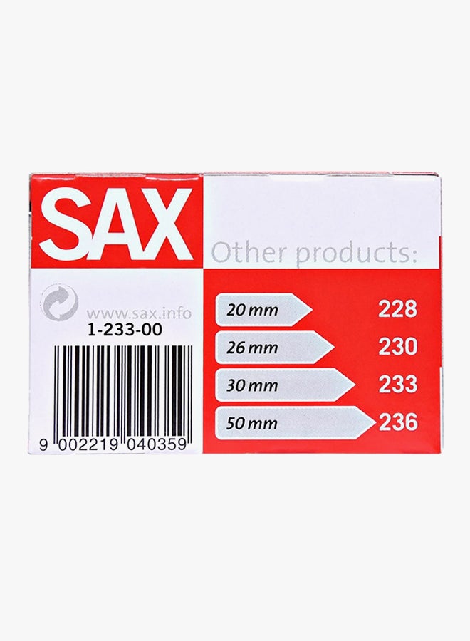 Sax - 100-Piece Paper Clips Silver - Image 1