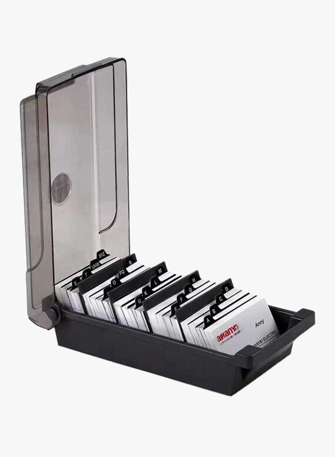 Zad - Business Card Holder Box Black/Clear - Image 1