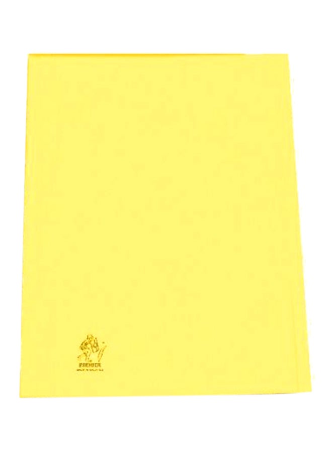 Premier 100-Piece Square Cut Folder Yellow