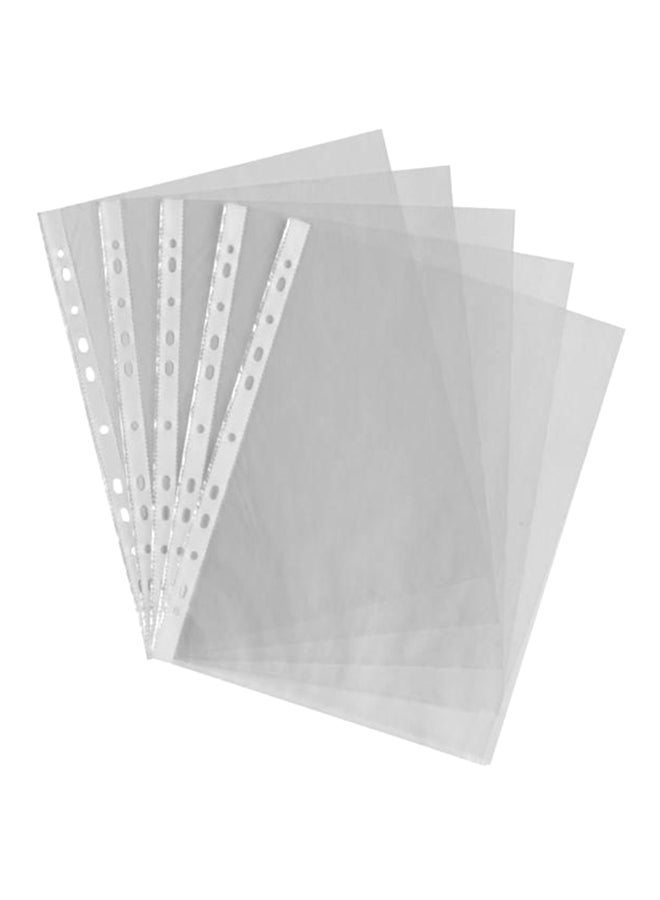 Hello Partner - 100-Piece A4 Punch Pocket Clear - Image 1
