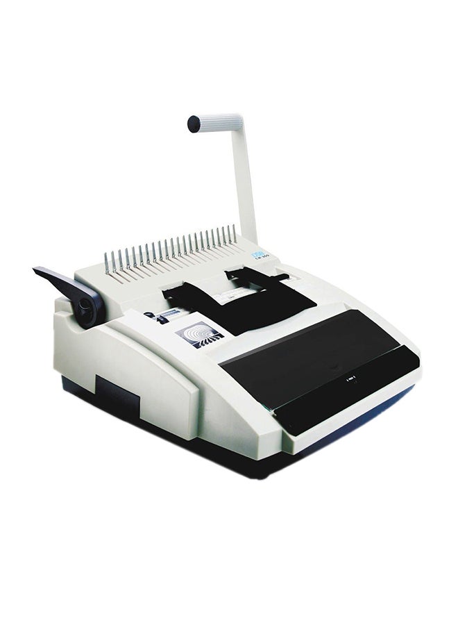DBS - Comb Wire Binding Machine White/Black - Image 1